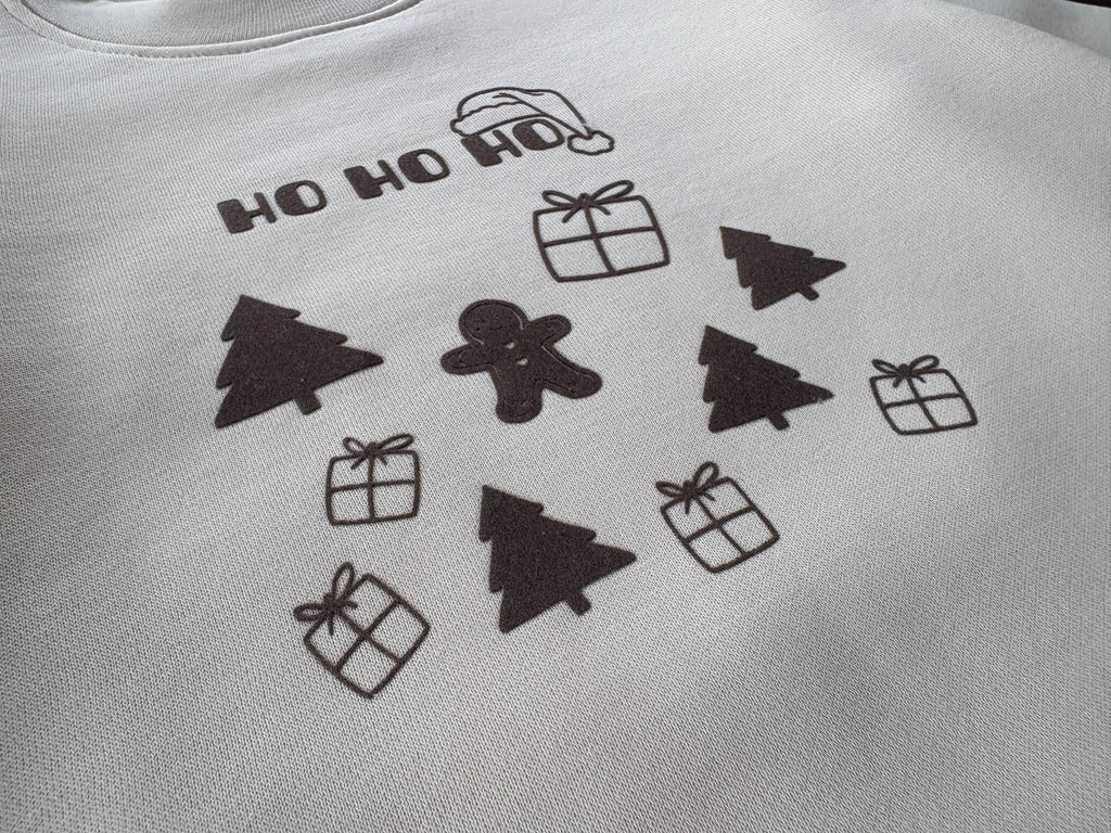 Weihnachtspullover Baby Kinder | Natural Christmas HoHoHo | mit Bio-Baumwolle in Zertifizierung