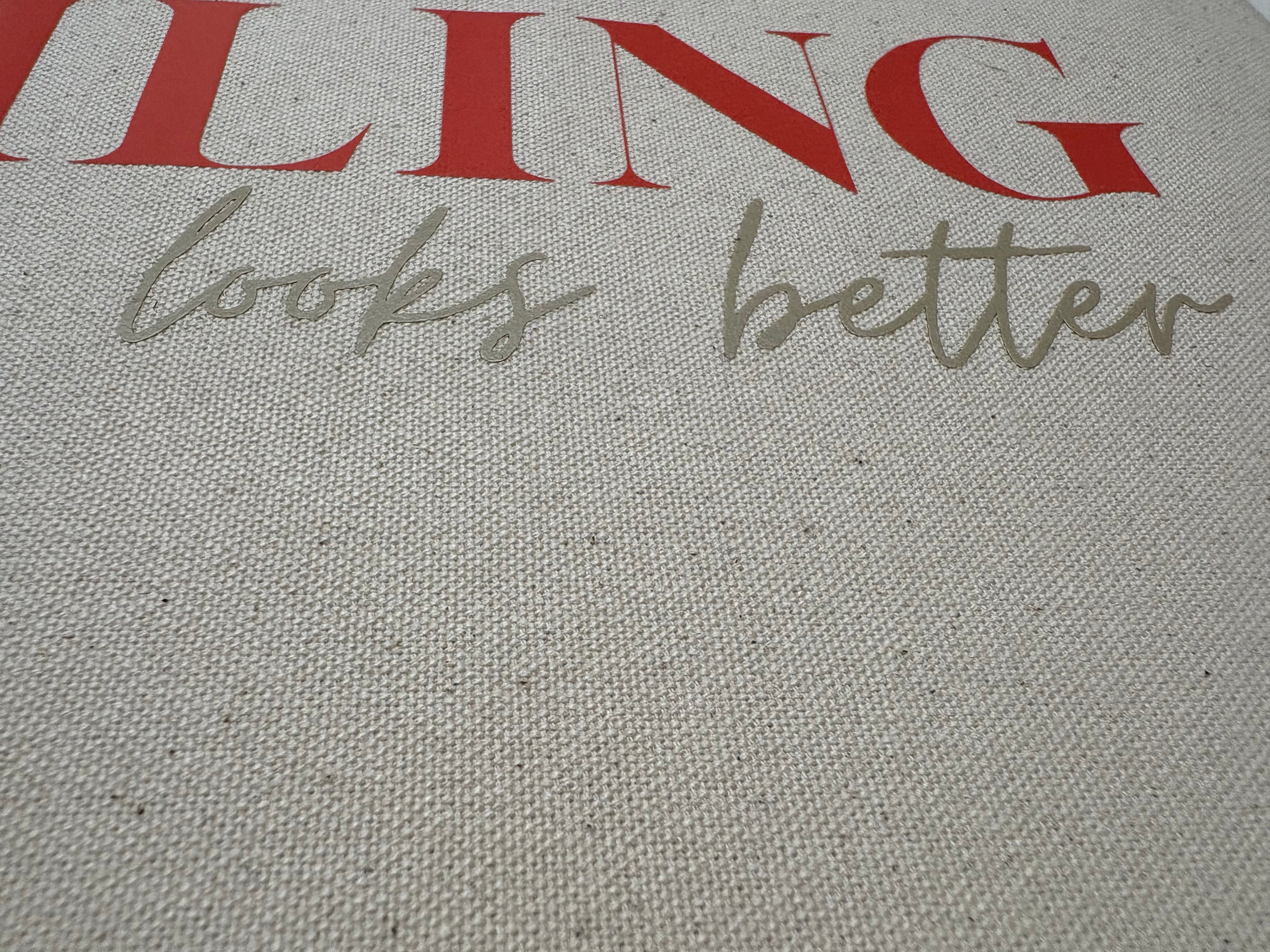 Jute Shopper – „smiling looks better“