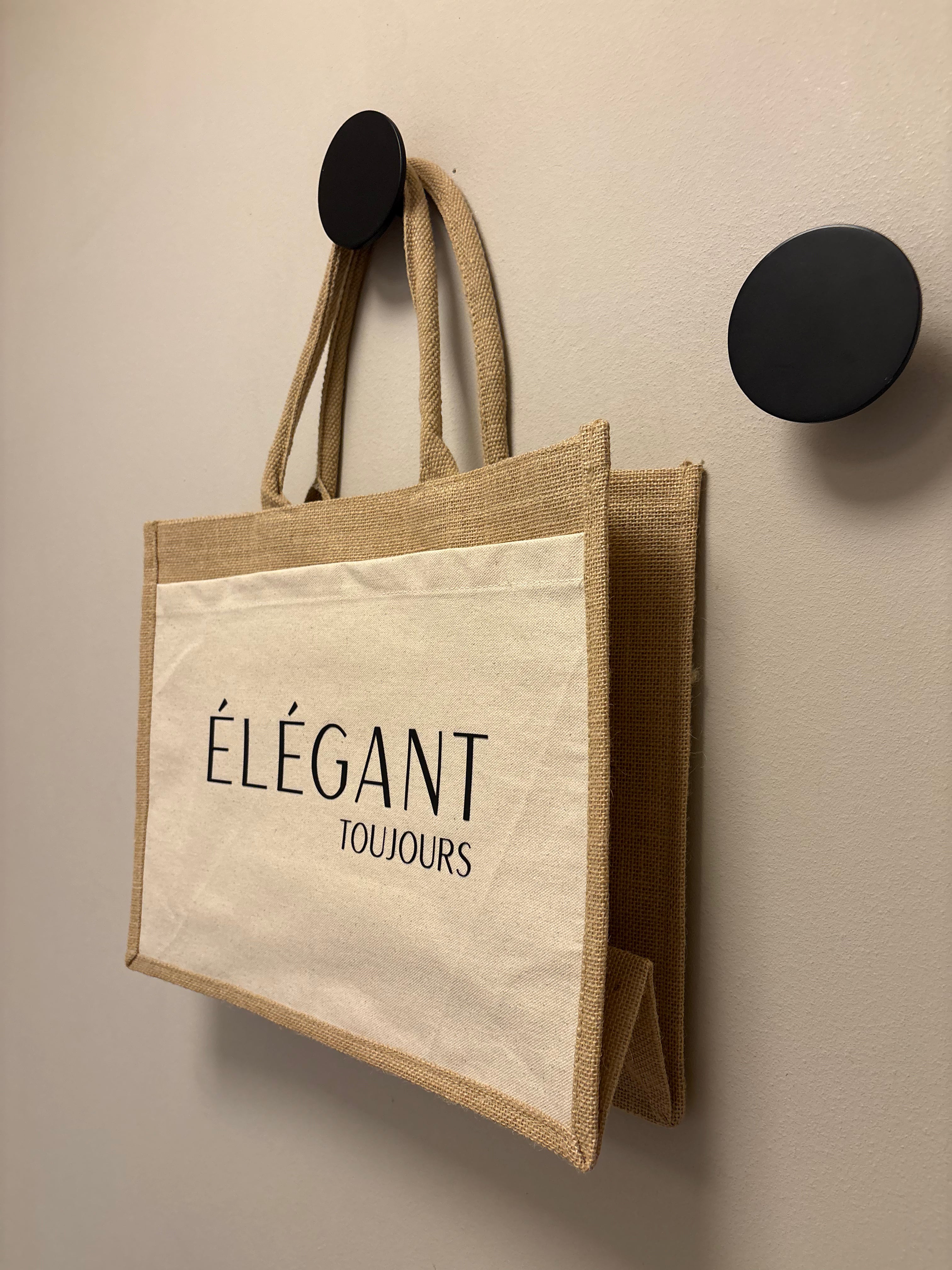 Jute Shopper – „élégant toujours“
