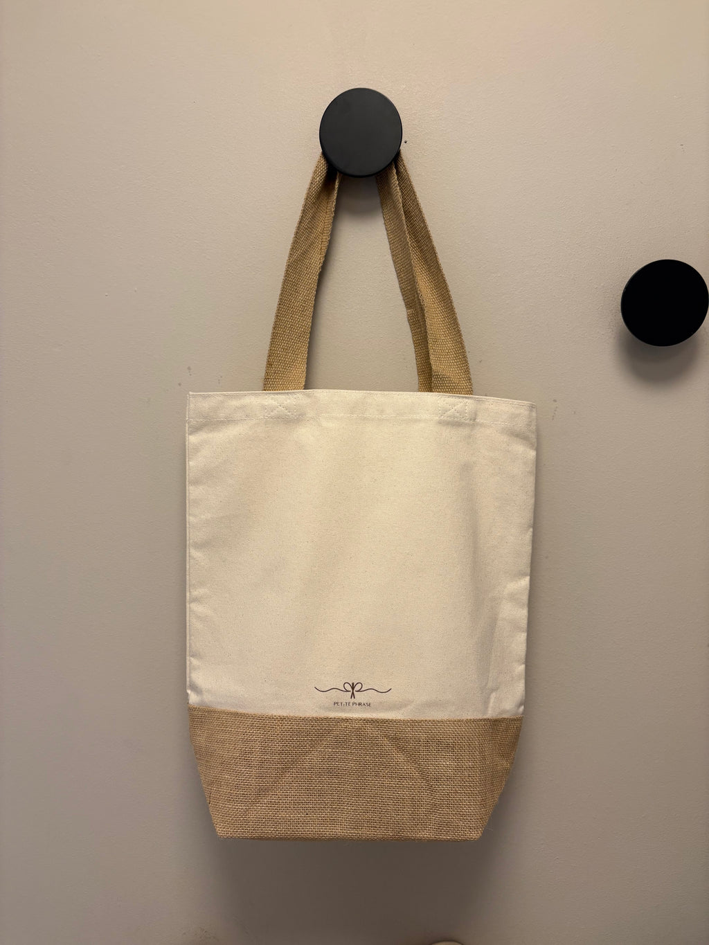 Jute Shopper – „smiling looks better“