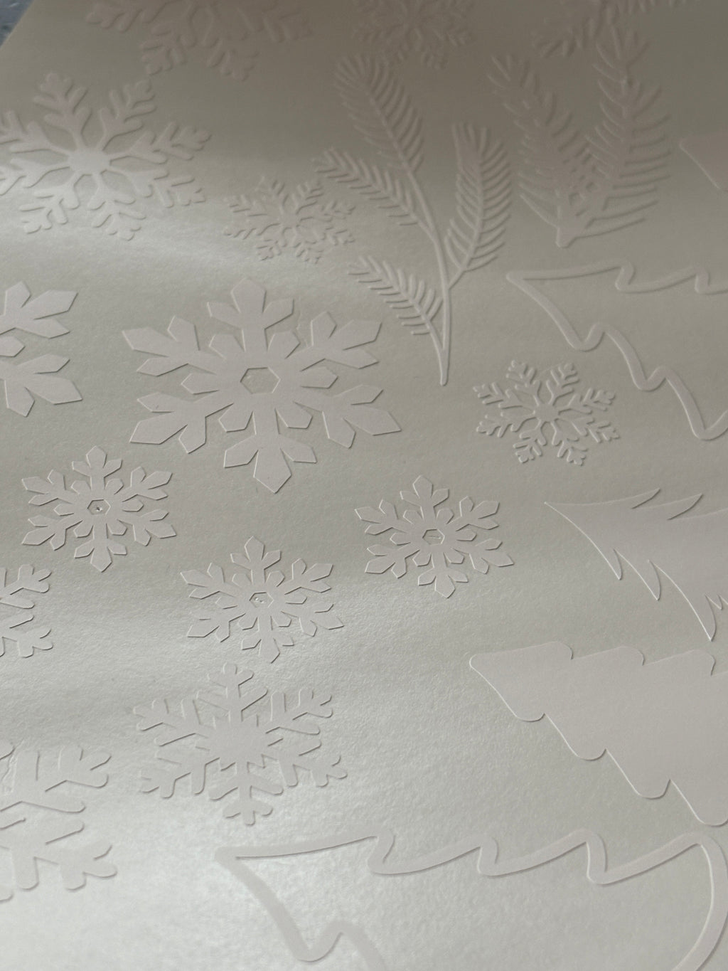 Fensterbild wiederverwendbar Winter | Set Tannenbaum Schneeflocken | Sticker Aufkleber Fenstersticker Fensteraufkleber