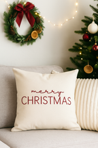 Kissenbezug Weihnachten 40x40 cm | handgemacht, fairtrade, Merry Christmas