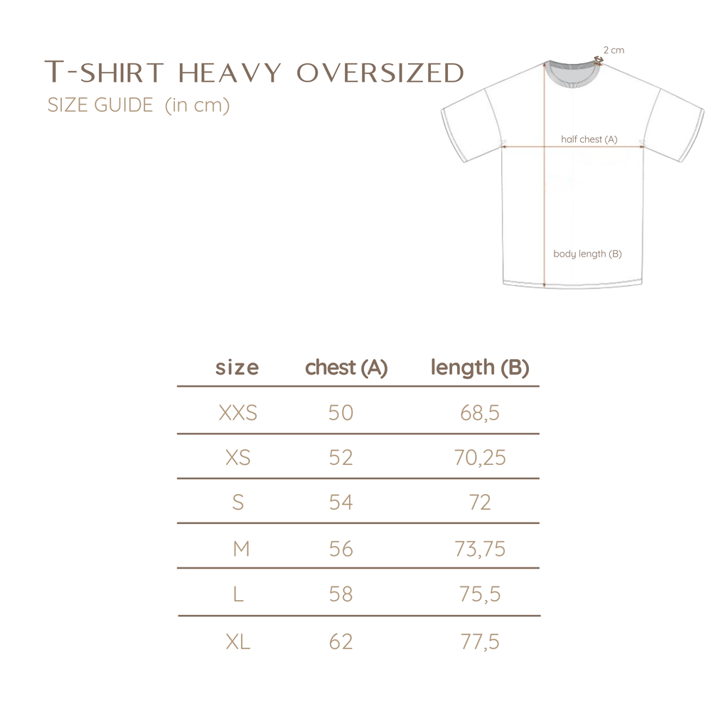 heavy oversize T-Shirt – late but worth it | Bio-Baumwolle