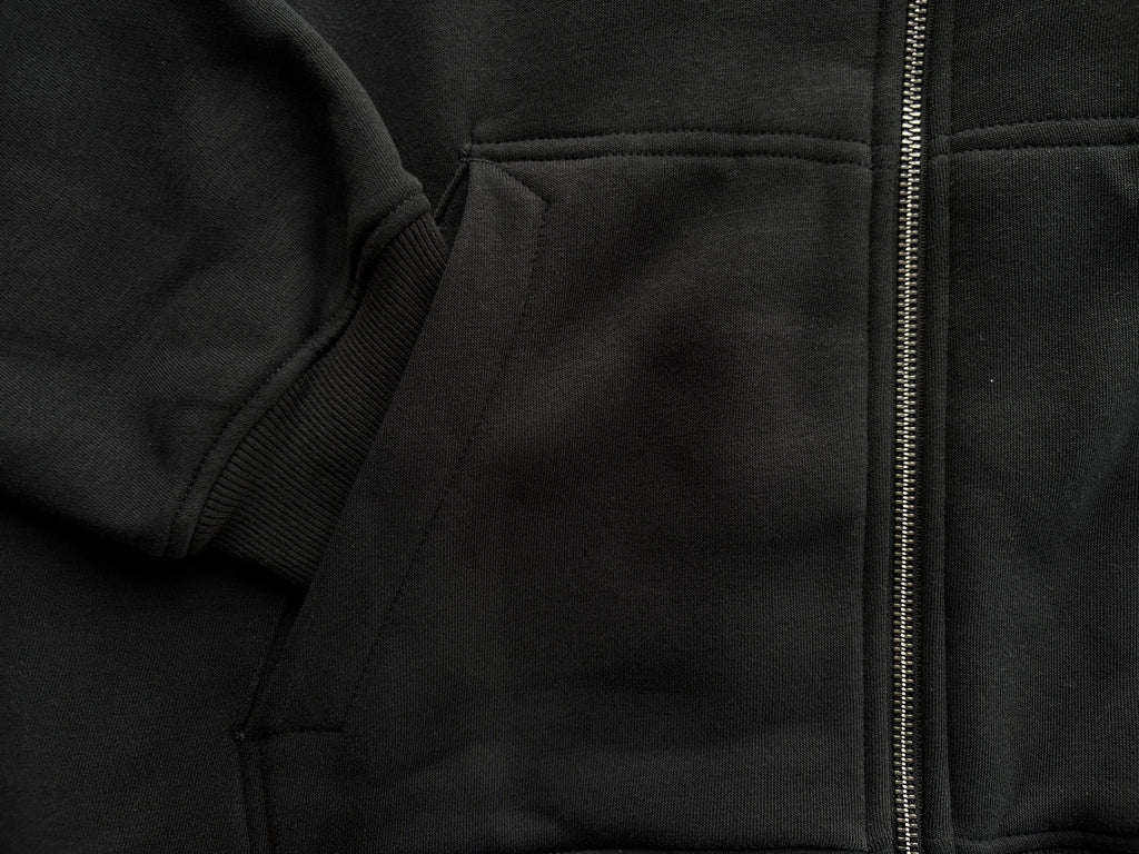 Heavy Oversize Zip-Hoodie Unisex | Late but worth it | mit Bio-Baumwolle