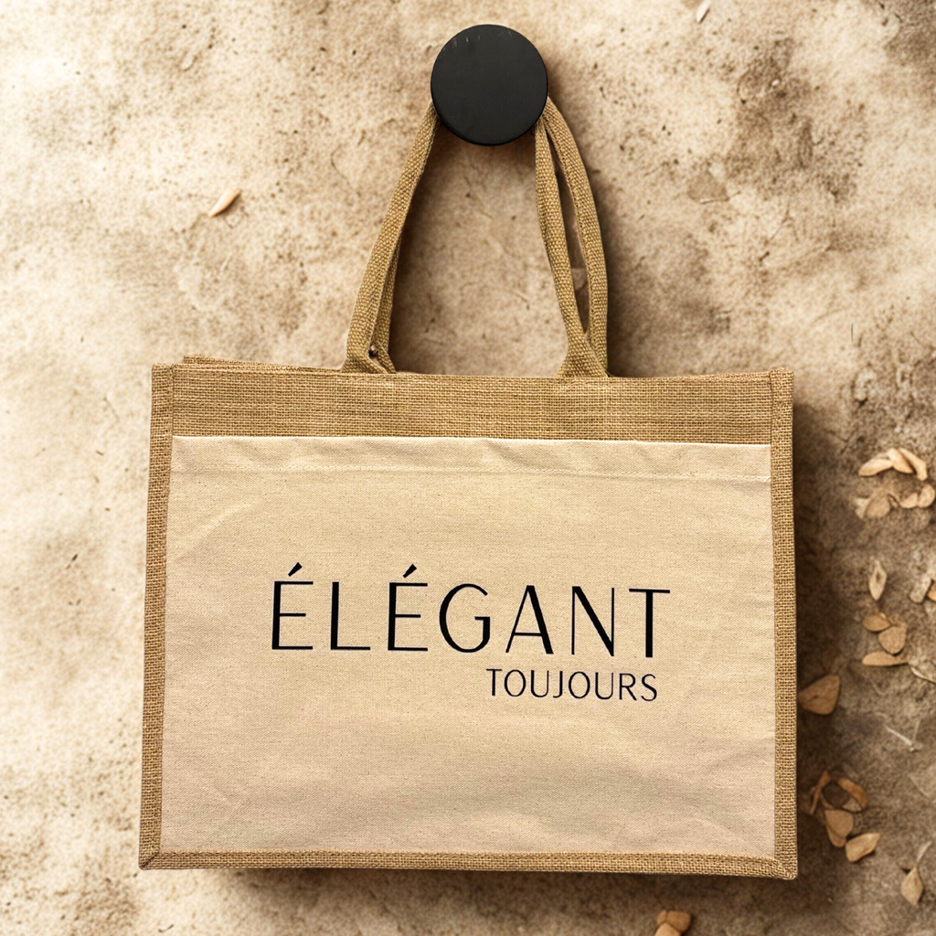 Jute Shopper – „élégant toujours“