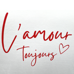 Women heavy Crop T-shirt | l‘amour toujours | Bio-Baumwolle in Zertifizierung