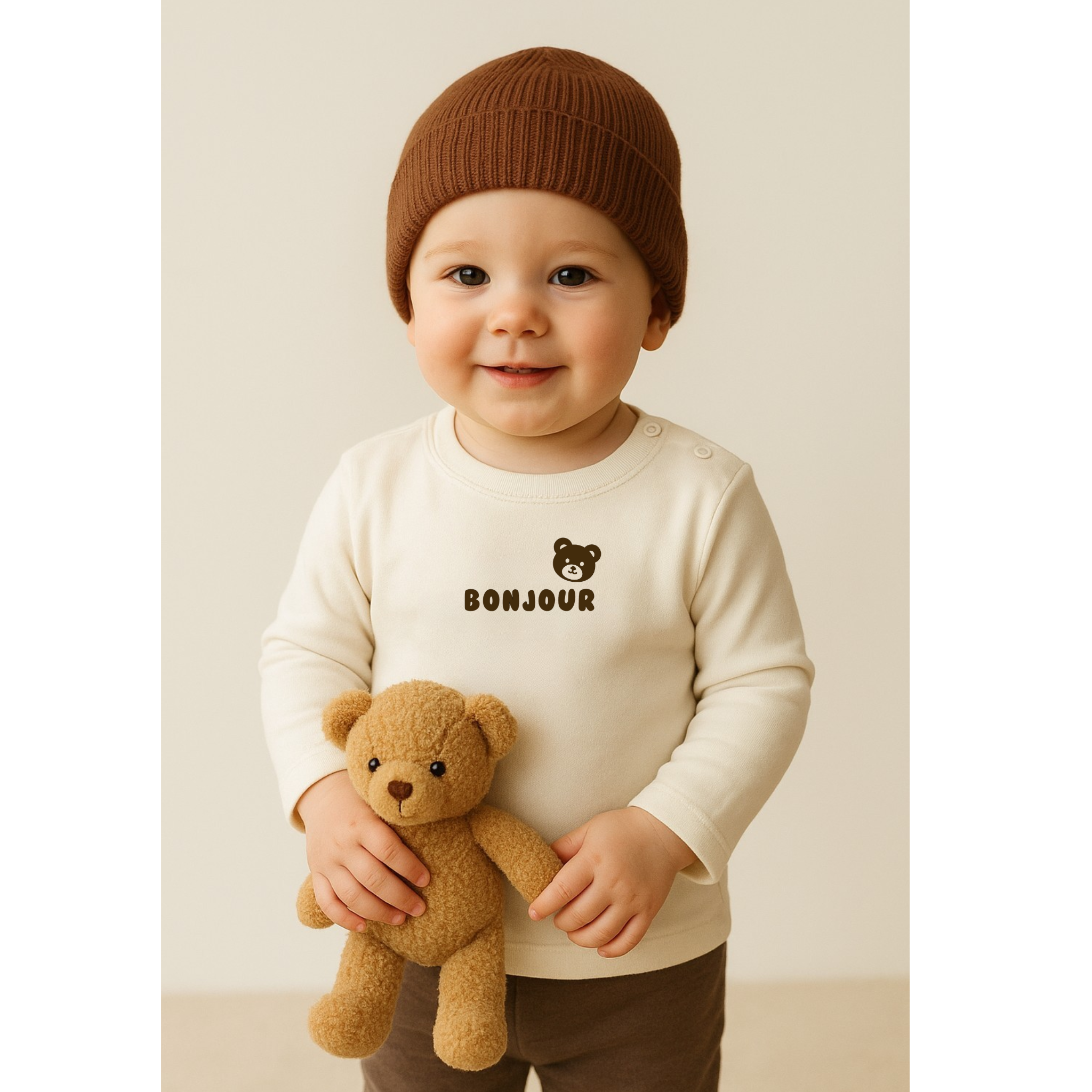 Sweatshirt Baby | Bonjour | Bio-Baumwolle