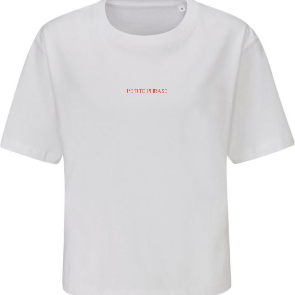 Women heavy Crop T-shirt | Oui mon chéri | Bio-Baumwolle