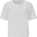 Women heavy Crop T-shirt | Oui mon chéri | Bio-Baumwolle