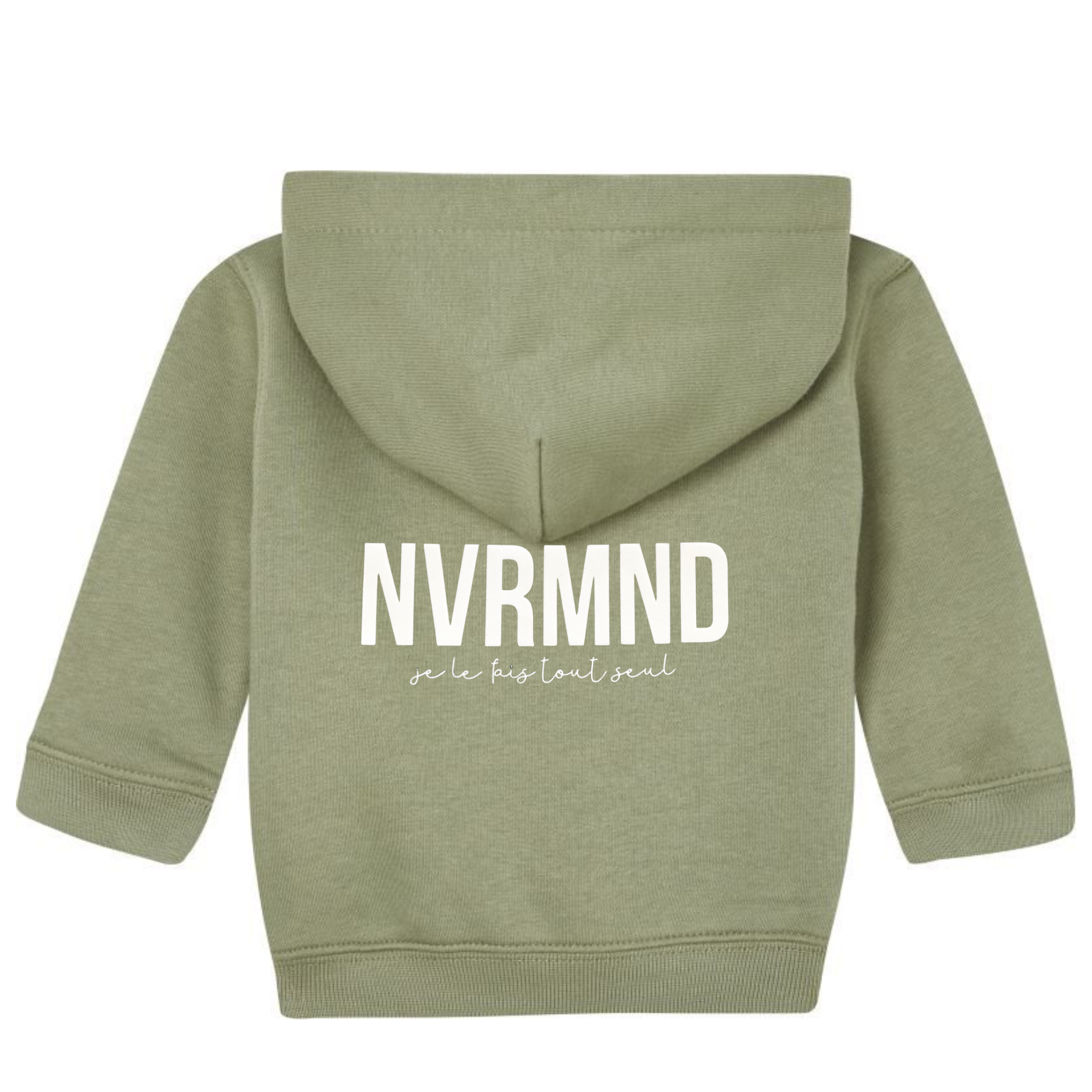 Baby Hoodie | NVRMND – je le fais tout seul | mit Bio-Baumwolle in Zertifizierung