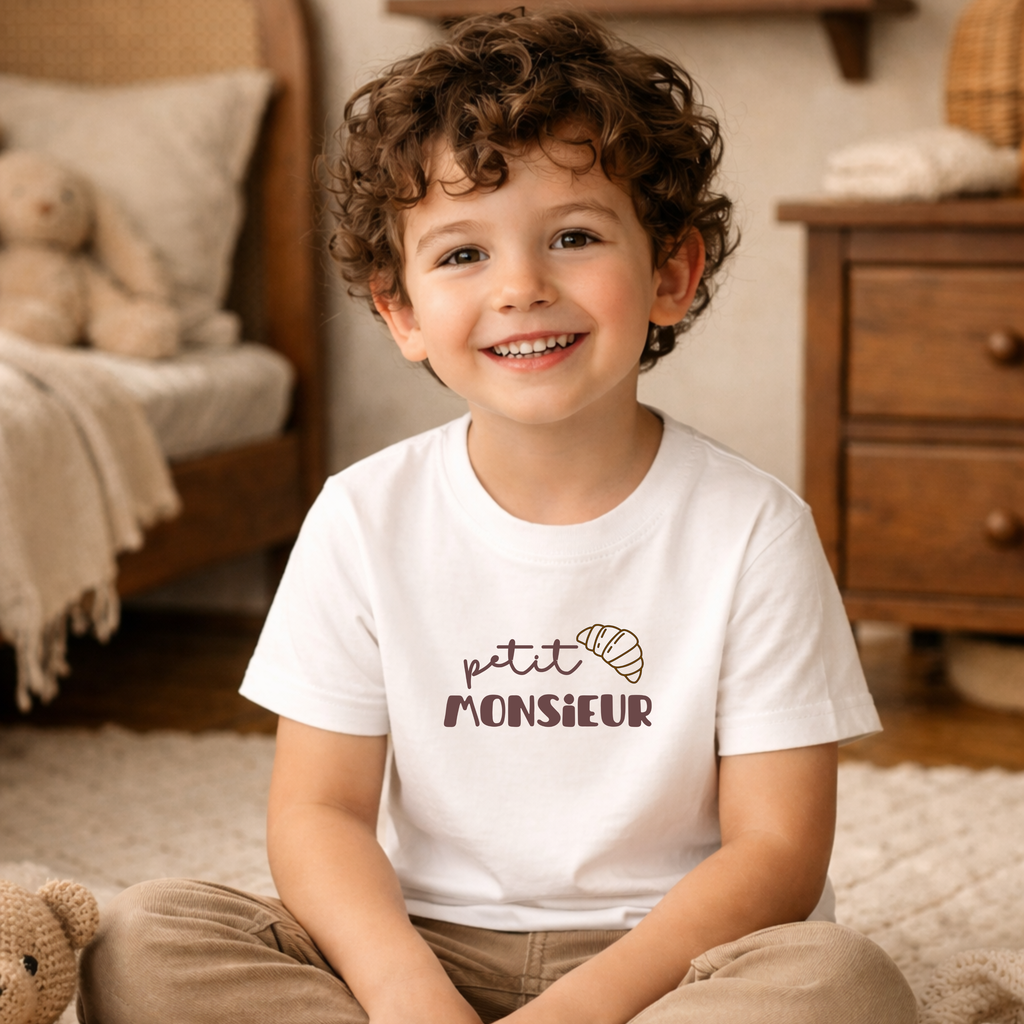 Kinder T-Shirt | Petit monsieur | Bio-Baumwolle