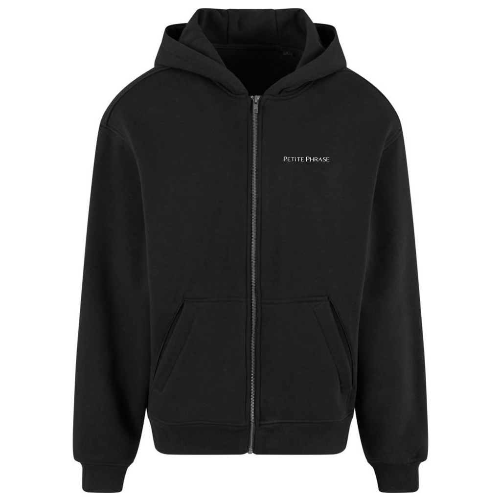 Heavy Oversize Zip-Hoodie Unisex | Late but worth it | mit Bio-Baumwolle