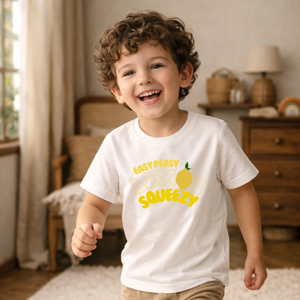 Kinder T-Shirt | Lemon | Bio-Baumwolle