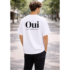 Men heavy oversize T-shirt | Oui ma chérie | Bio-Baumwolle in Zertifizierung