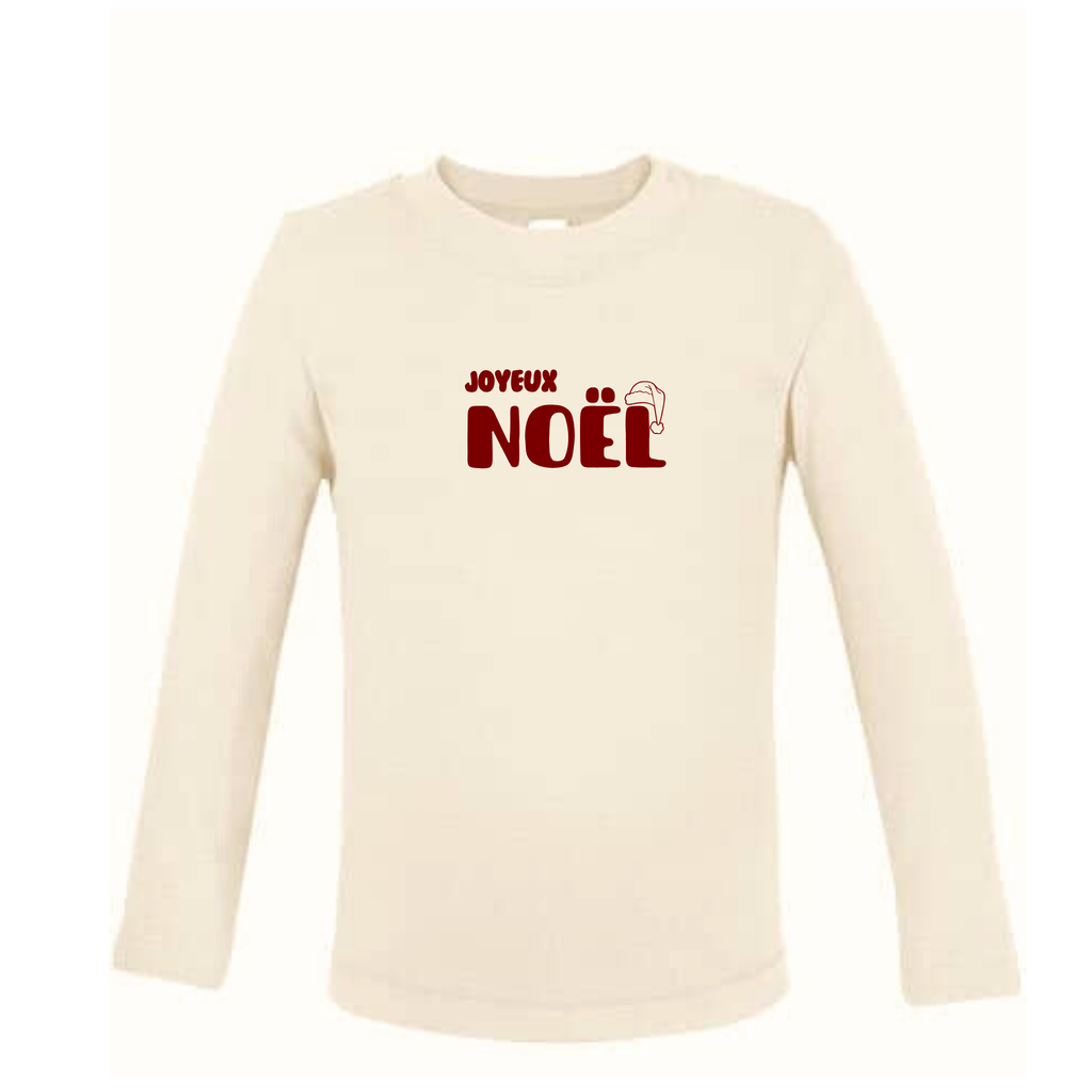 Sweatshirt Baby | Joyeux Noël | Bio-Baumwolle
