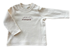 Mini Longsleeve – „petit Monsieur“ | Bio-Baumwolle