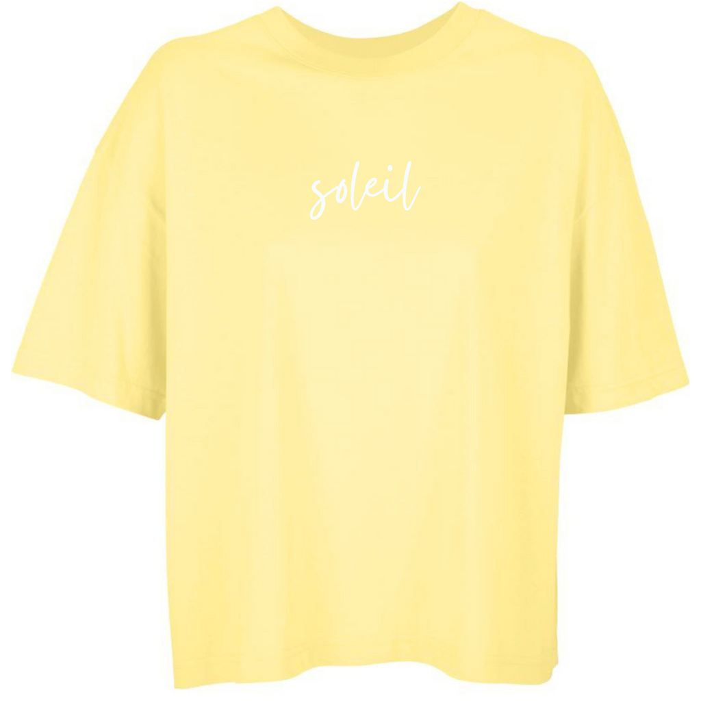 Women Boxy T-shirt | Soleil | Bio-Baumwolle